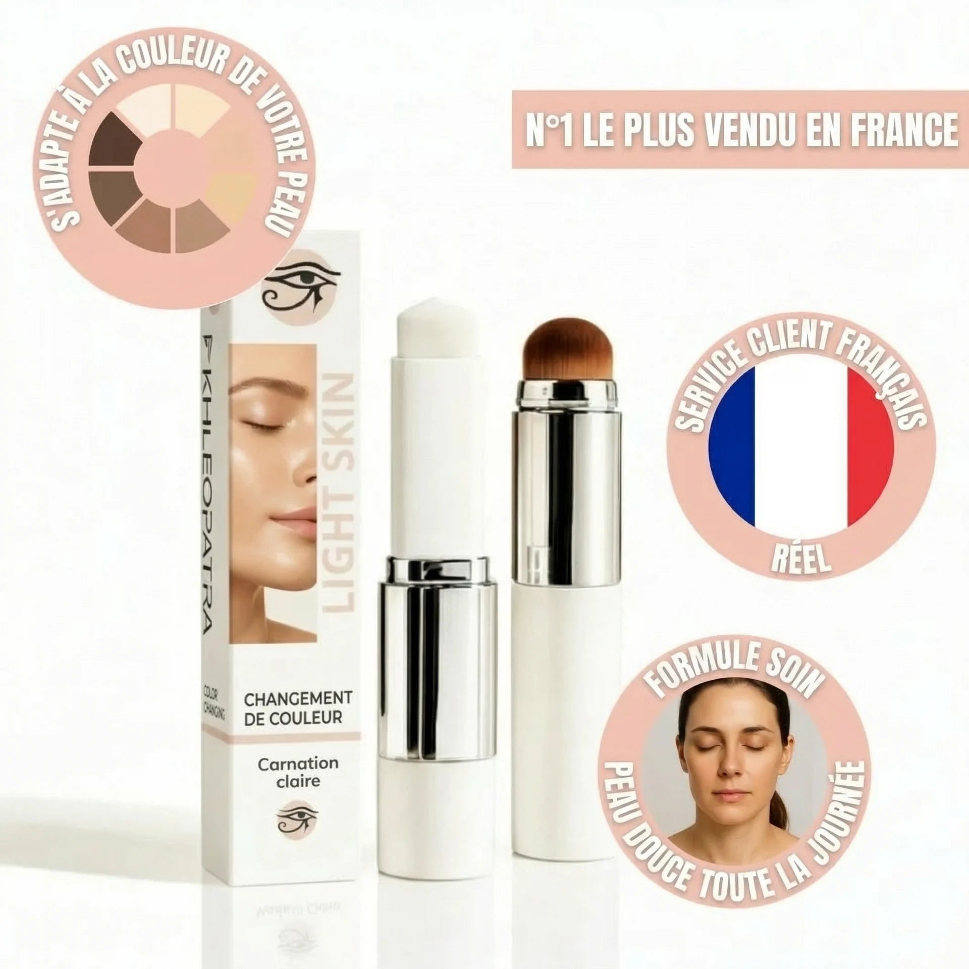 Celevia - Stick de fond de teint auto-adaptable formule coréenne